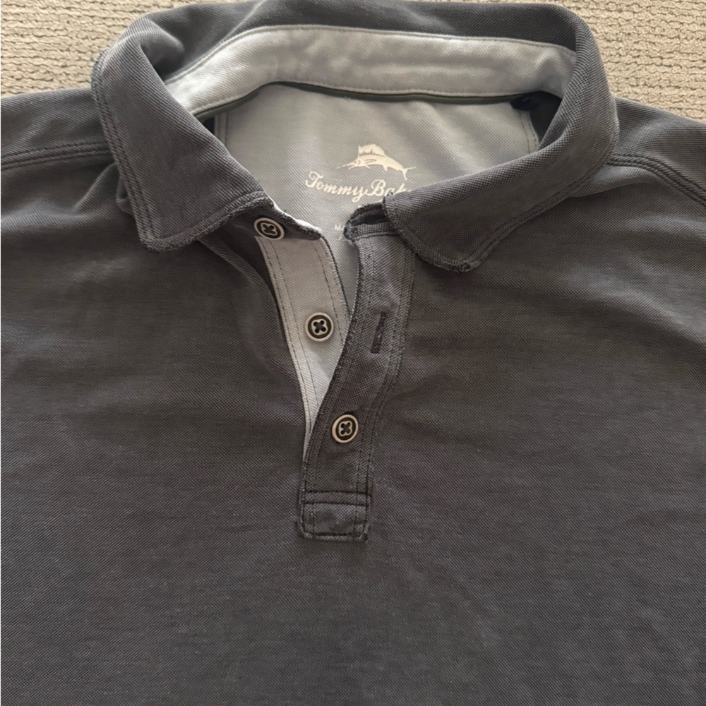 Tommy Bahama Gray Men's Shirt